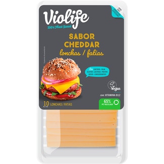 lonchas veganas sabor cheddar envase 200 g - Violife
