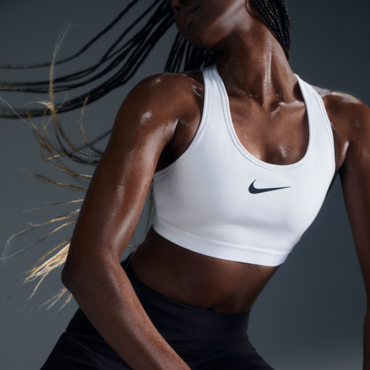 Top de Mulher Swoosh High Support Branco-5