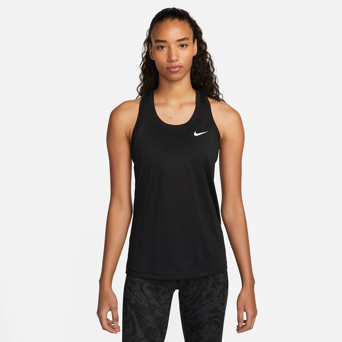 T-shirt de mulher Dri-FIT Nike Preto-1