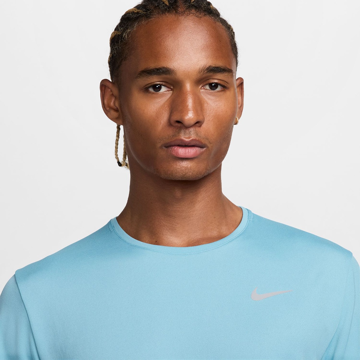T-shirt de homem Miler Nike Azul-3