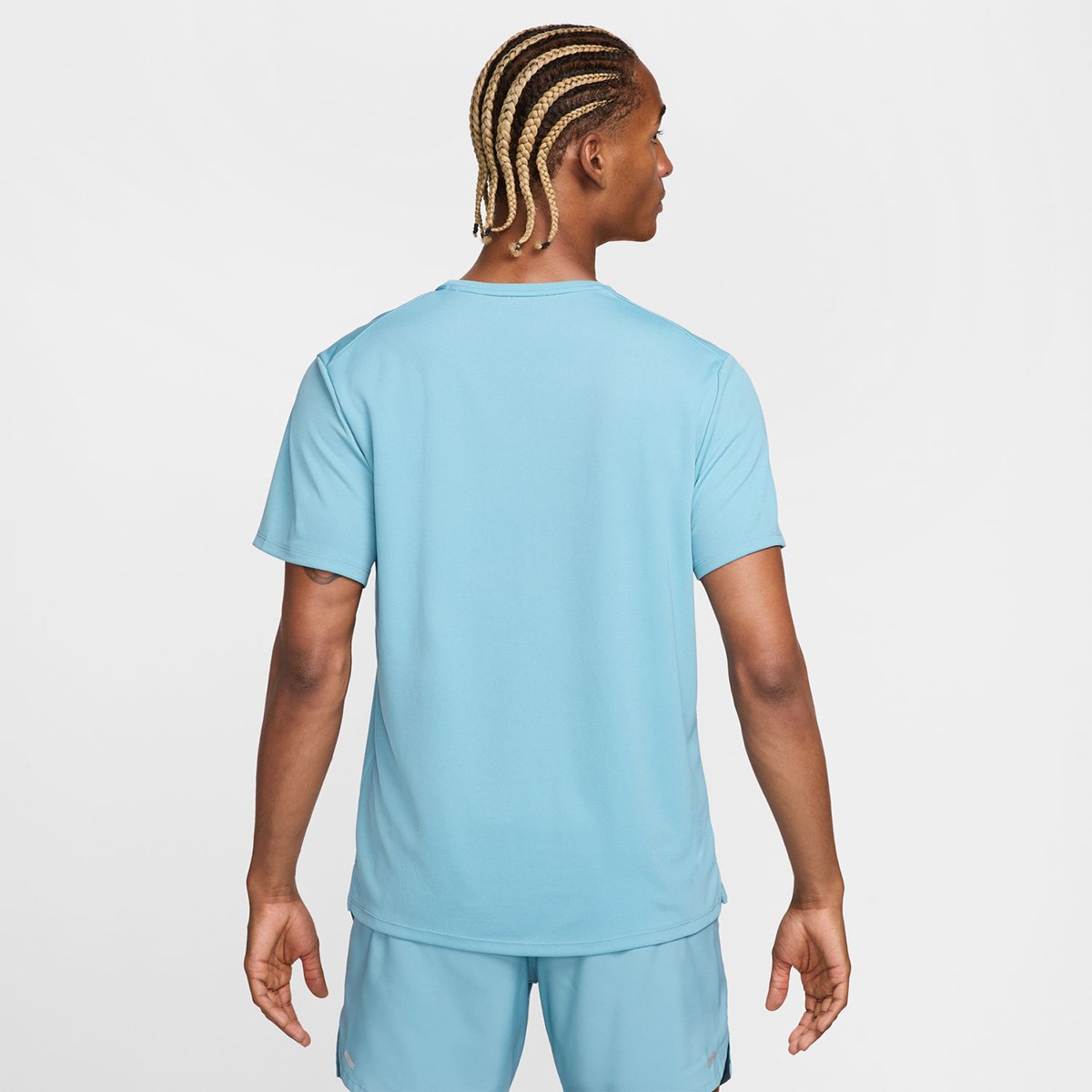 T-shirt de homem Miler Nike Azul-2