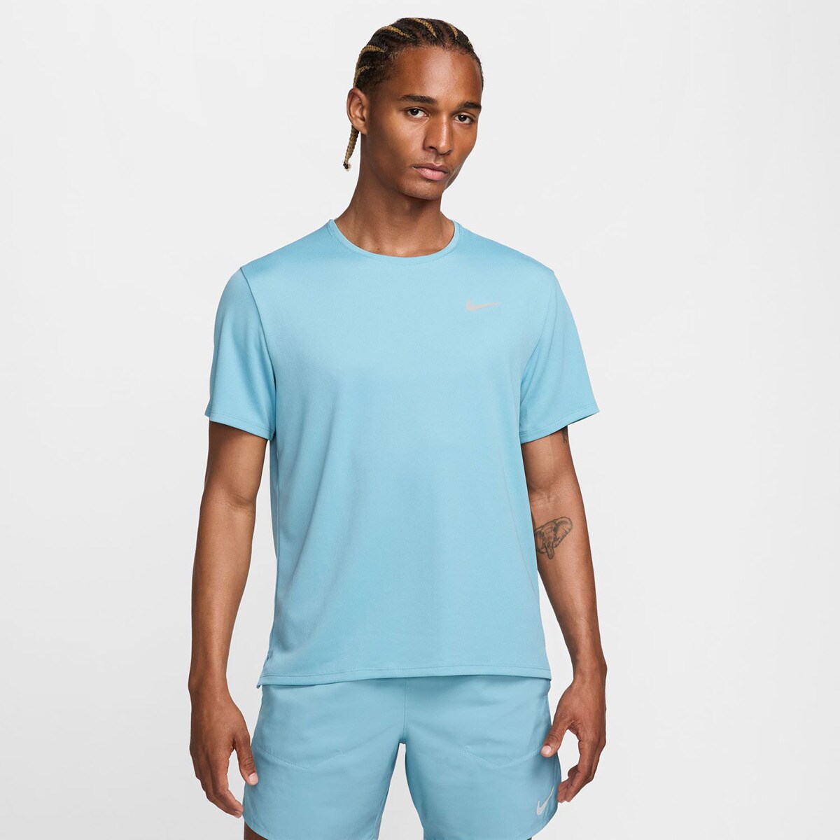 T-shirt de homem Miler Nike Azul-1