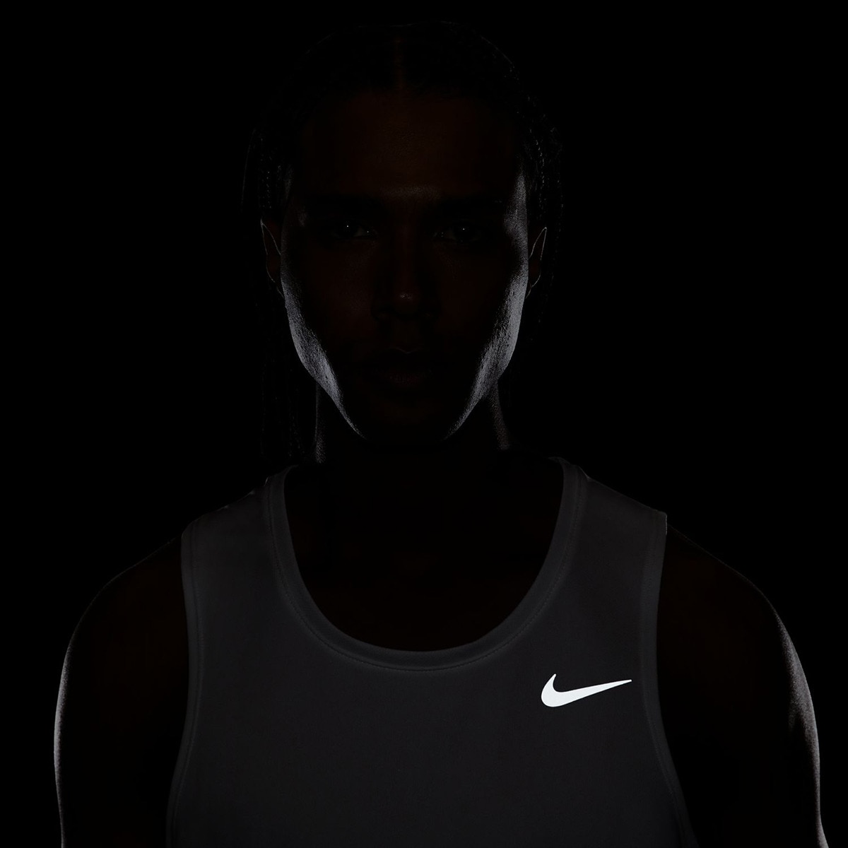 T-shirt de homem Miler Nike Branco-6
