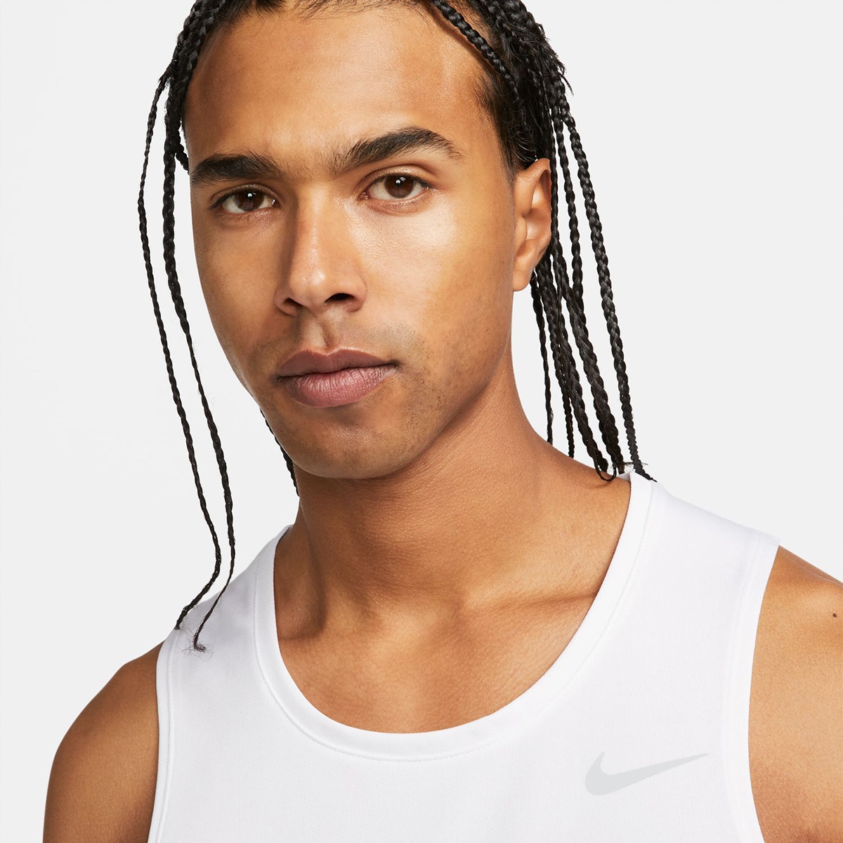 T-shirt de homem Miler Nike Branco-3