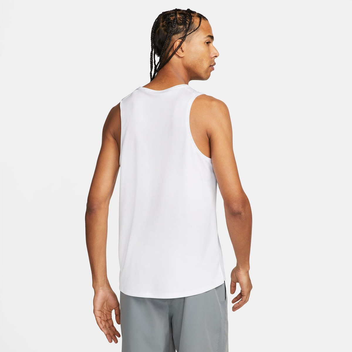 T-shirt de homem Miler Nike Branco-2