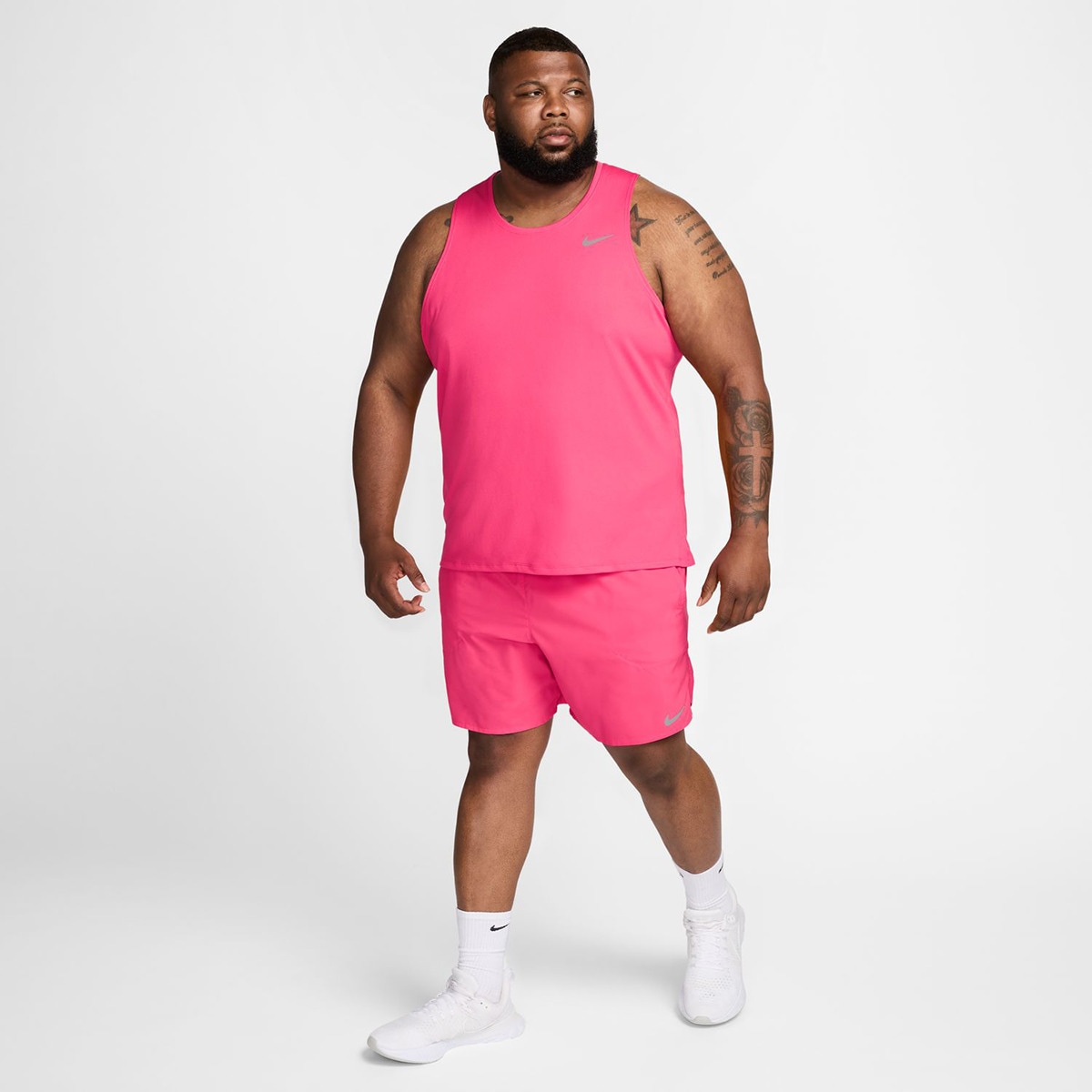 T-shirt de homem Miler Nike Rosa-6