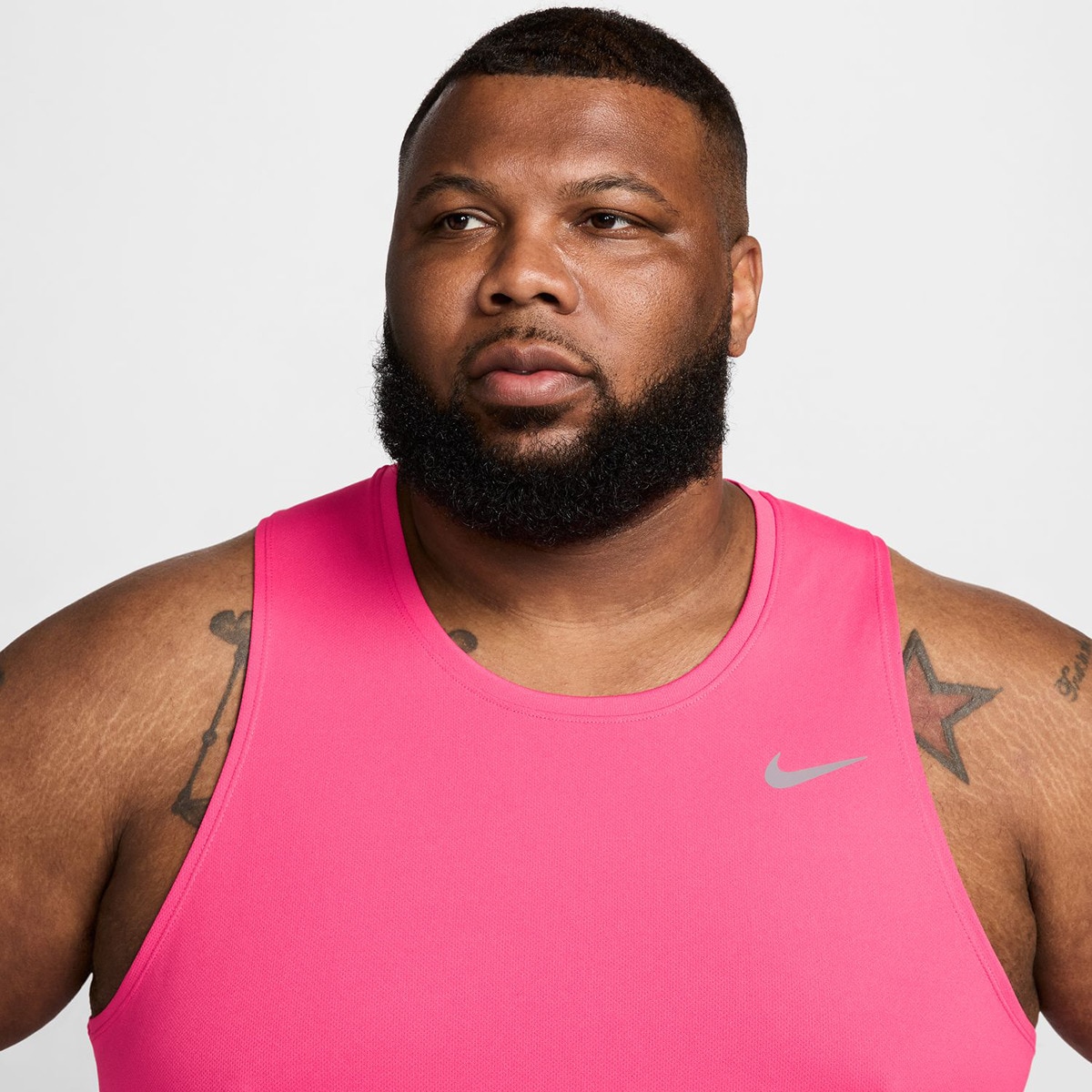 T-shirt de homem Miler Nike Rosa-5