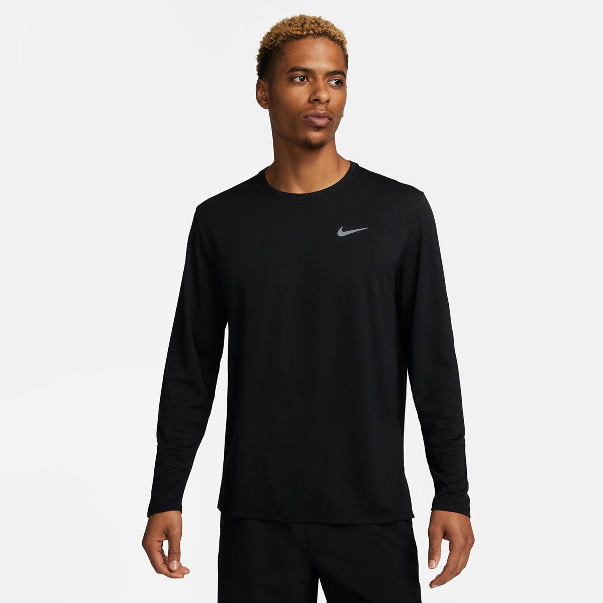 T-shirt de homem Miler Nike Preto-1