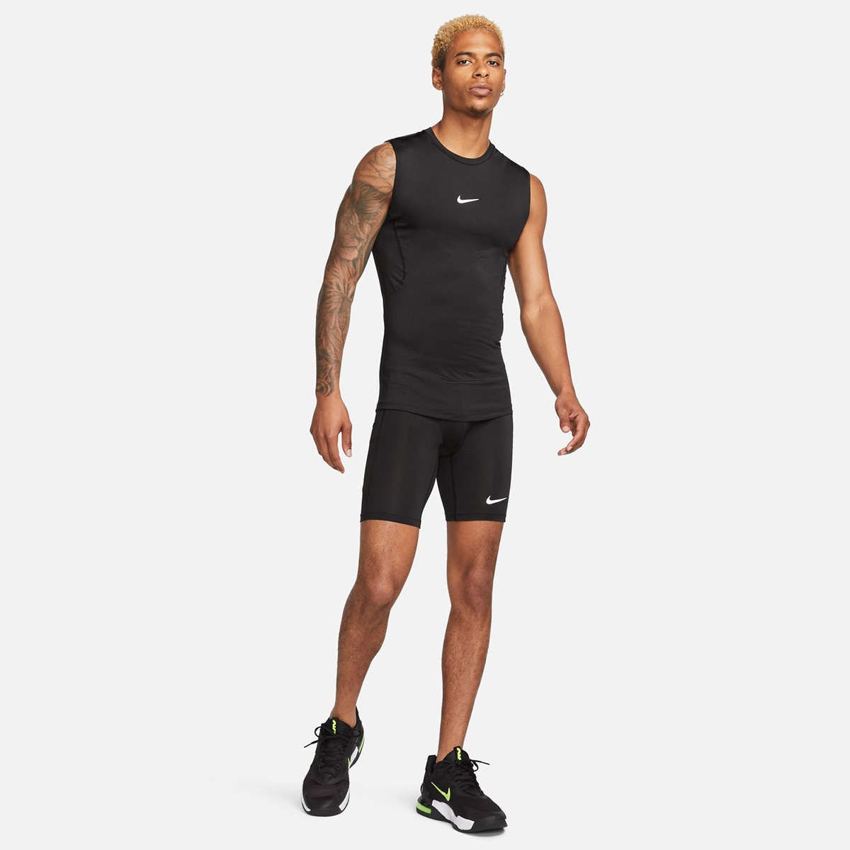 T-shirt de homem Pro Nike Preto-4