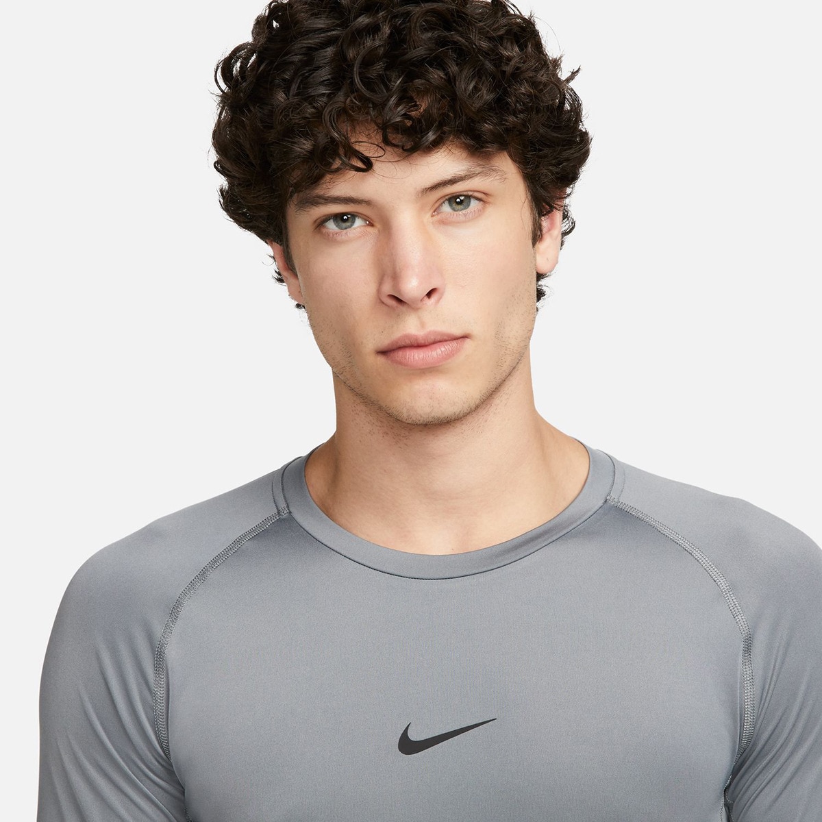 T-shirt de homem Pro Nike Cinzento-3