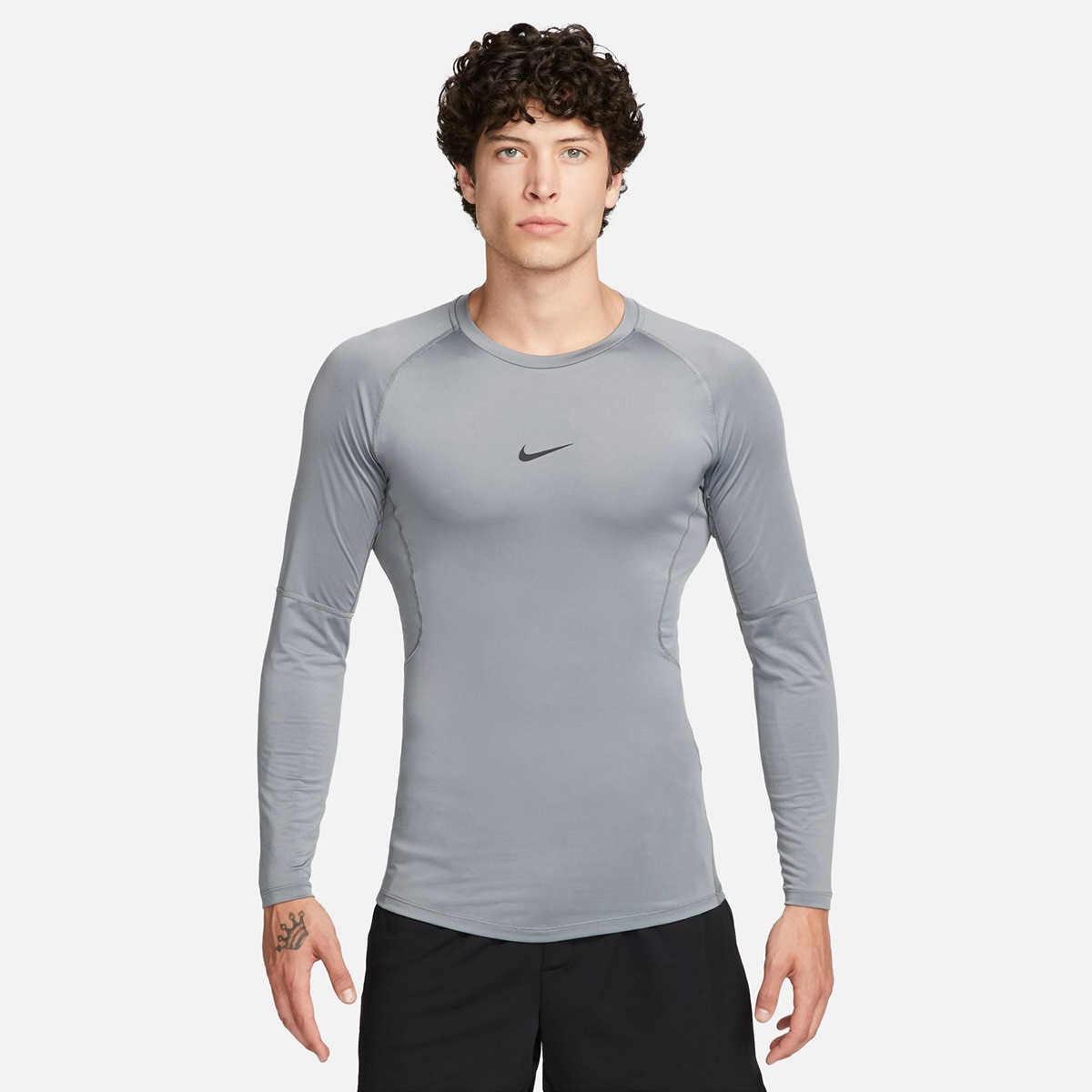 T-shirt de homem Pro Nike Cinzento-1