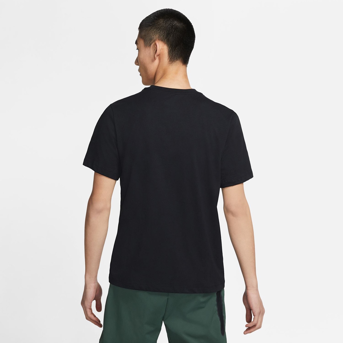 T-shirt de homem Sportswear Swoosh Nike Preto-2