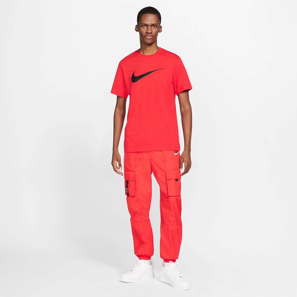 T-shirt de homem Sportswear Swoosh Nike Vermelho-4
