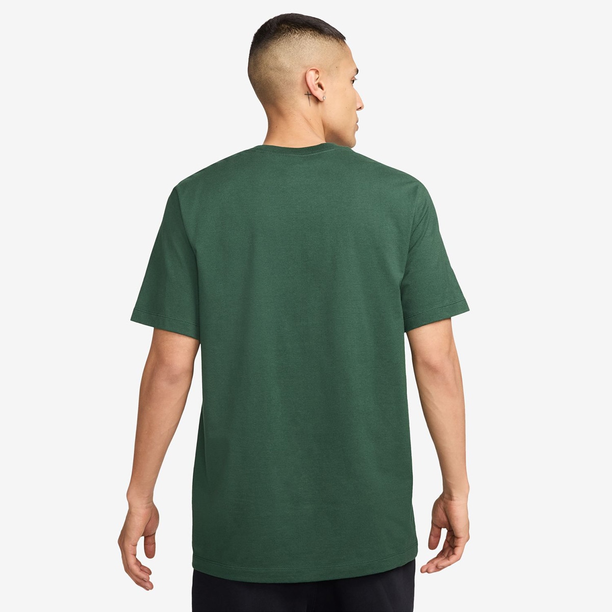 T-shirt de homem Sportswear Swoosh Nike Verde-2