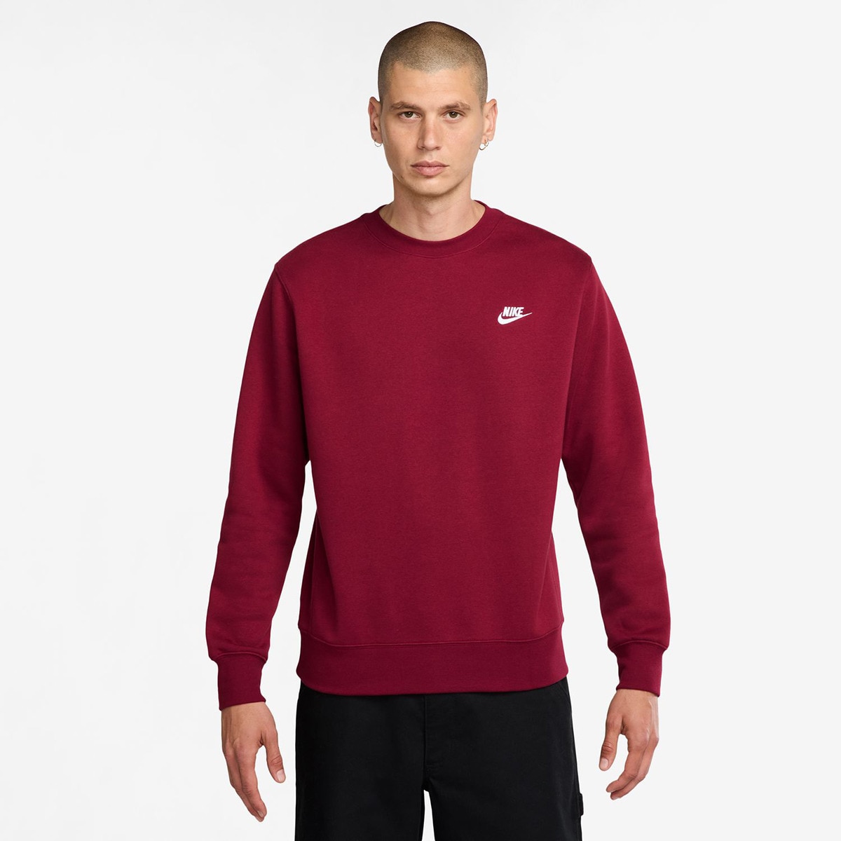 Sweatshirt de homem Sportswear Club Fleece Nike Vermelho-1