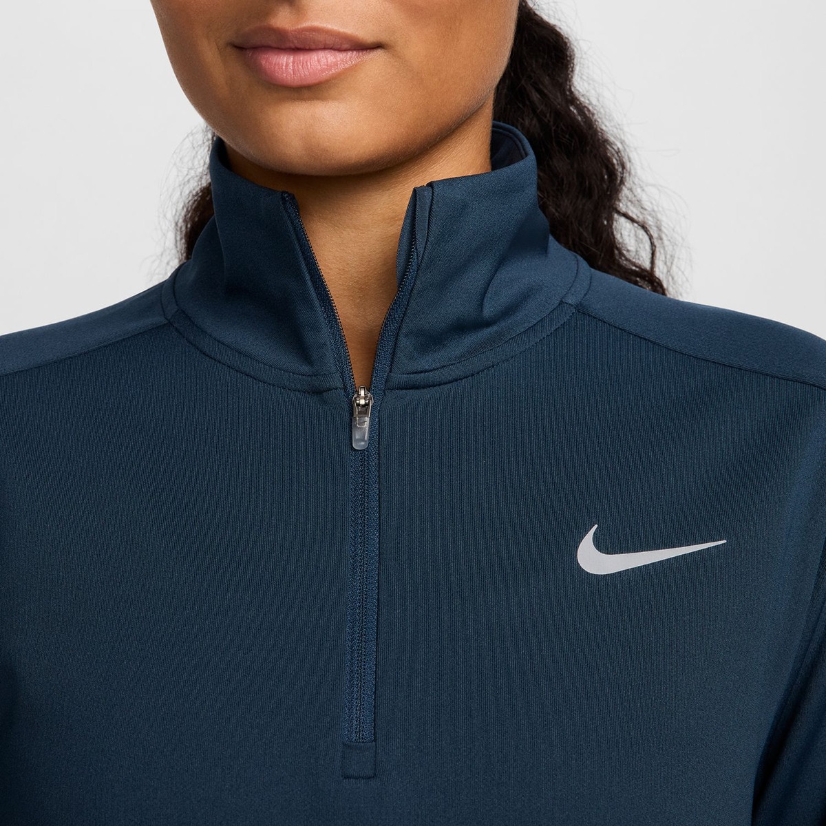 Sweatshirt de mulher Dri-FIT Pacer Nike Azul-escuro-4