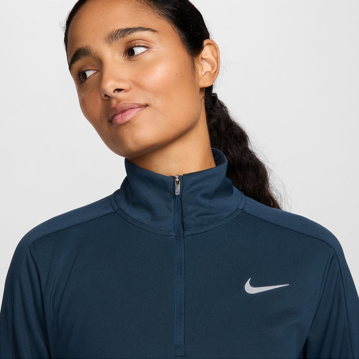 Sweatshirt de mulher Dri-FIT Pacer Nike Azul-escuro-3