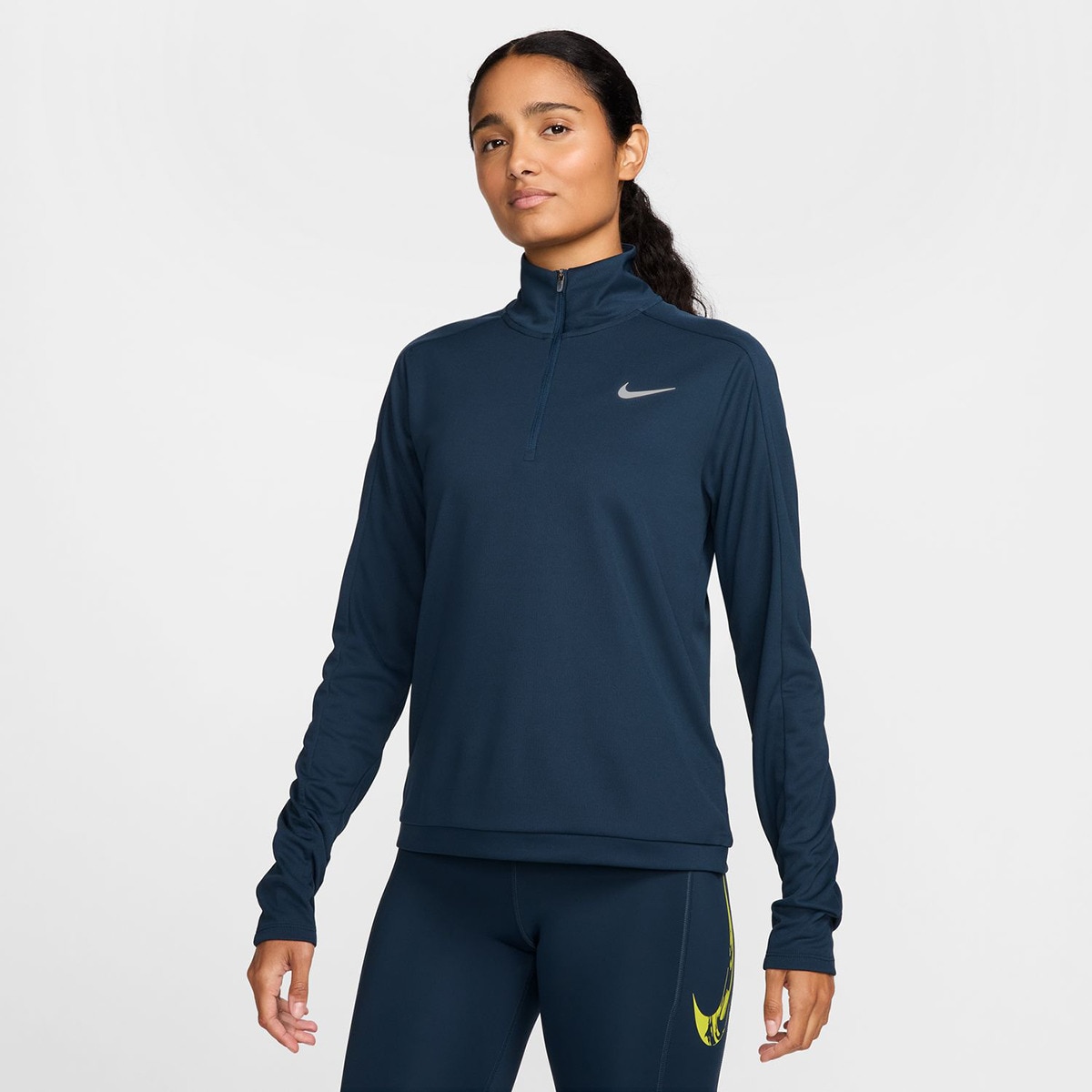 Sweatshirt de mulher Dri-FIT Pacer Nike Azul-escuro-1