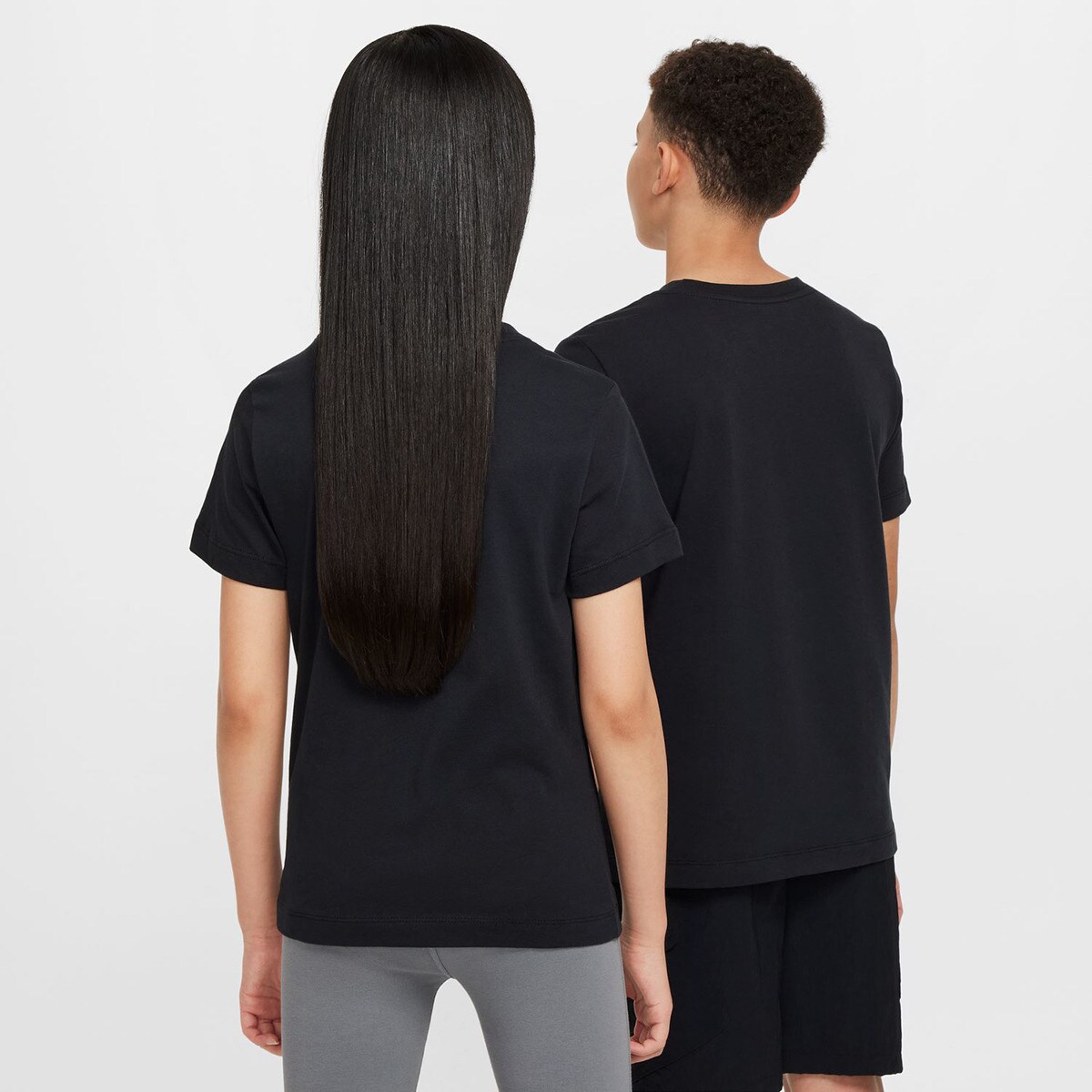 Camiseta de niños K Nsw Tee Futura Hbr Nike - Negro Negro-2
