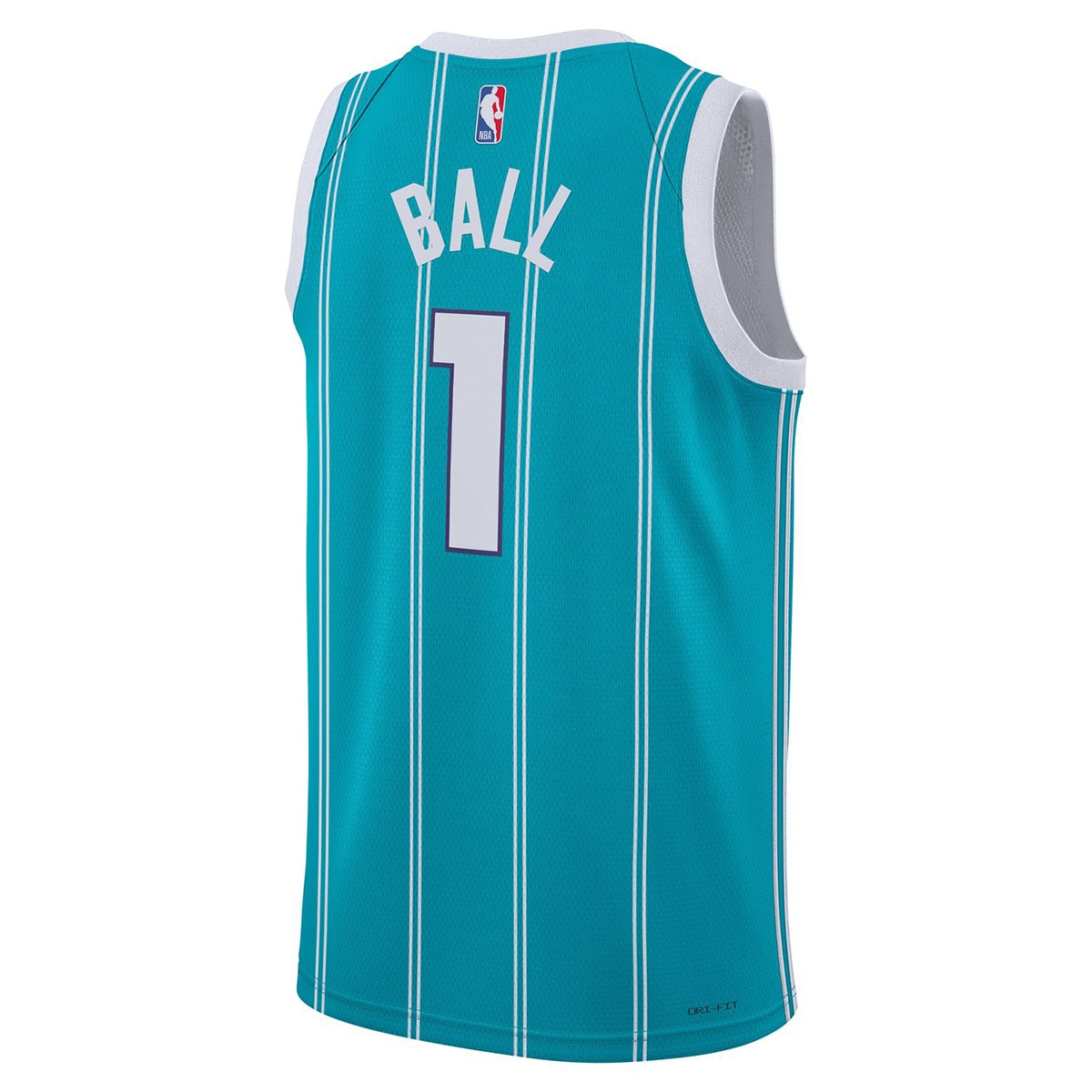 T-shirt de Homem Lamelo Ball Charlotte Hornets Icon Edition 2022/23 Azul-2