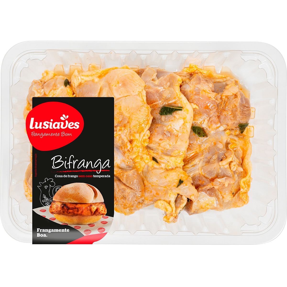 Coxa de Frango Bifranga Peso Aproximado por embalagem 300 g