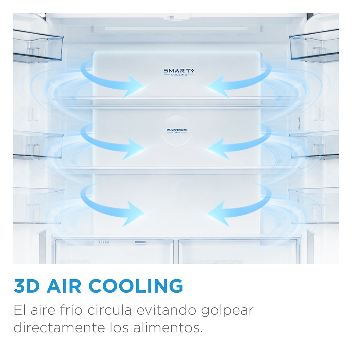 Frigorifico americano Midea 4 puertas - MDRF632FIE46 Inox-10