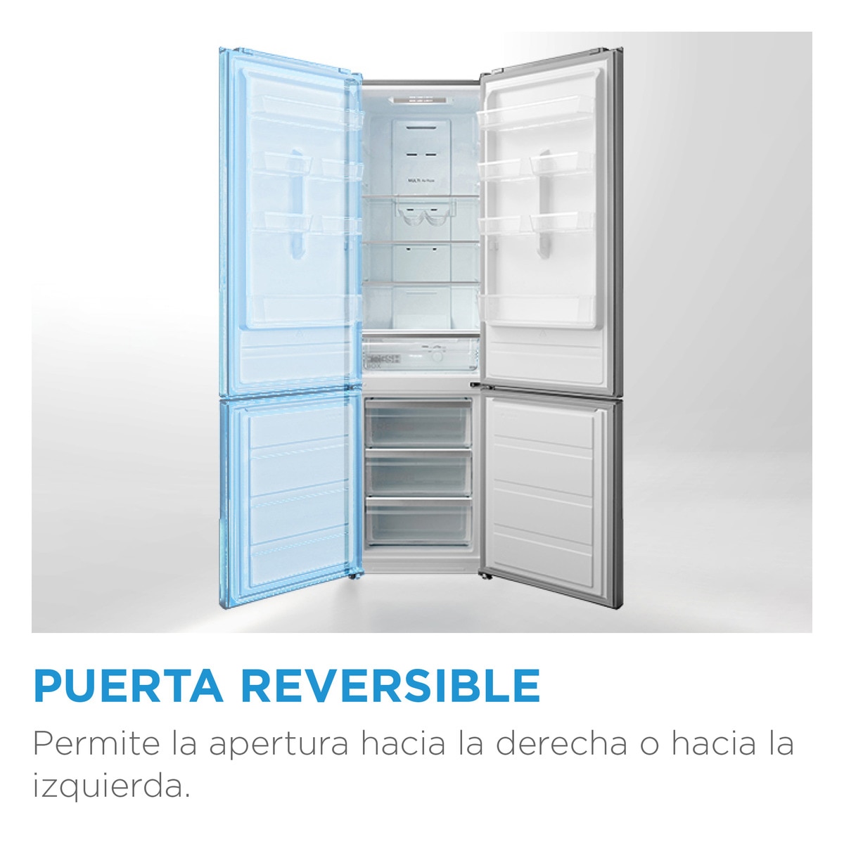 Frigorífico Combinado Midea MDRB424FGE01OE Total No Frost e de 188 cm - Branco Branco-9