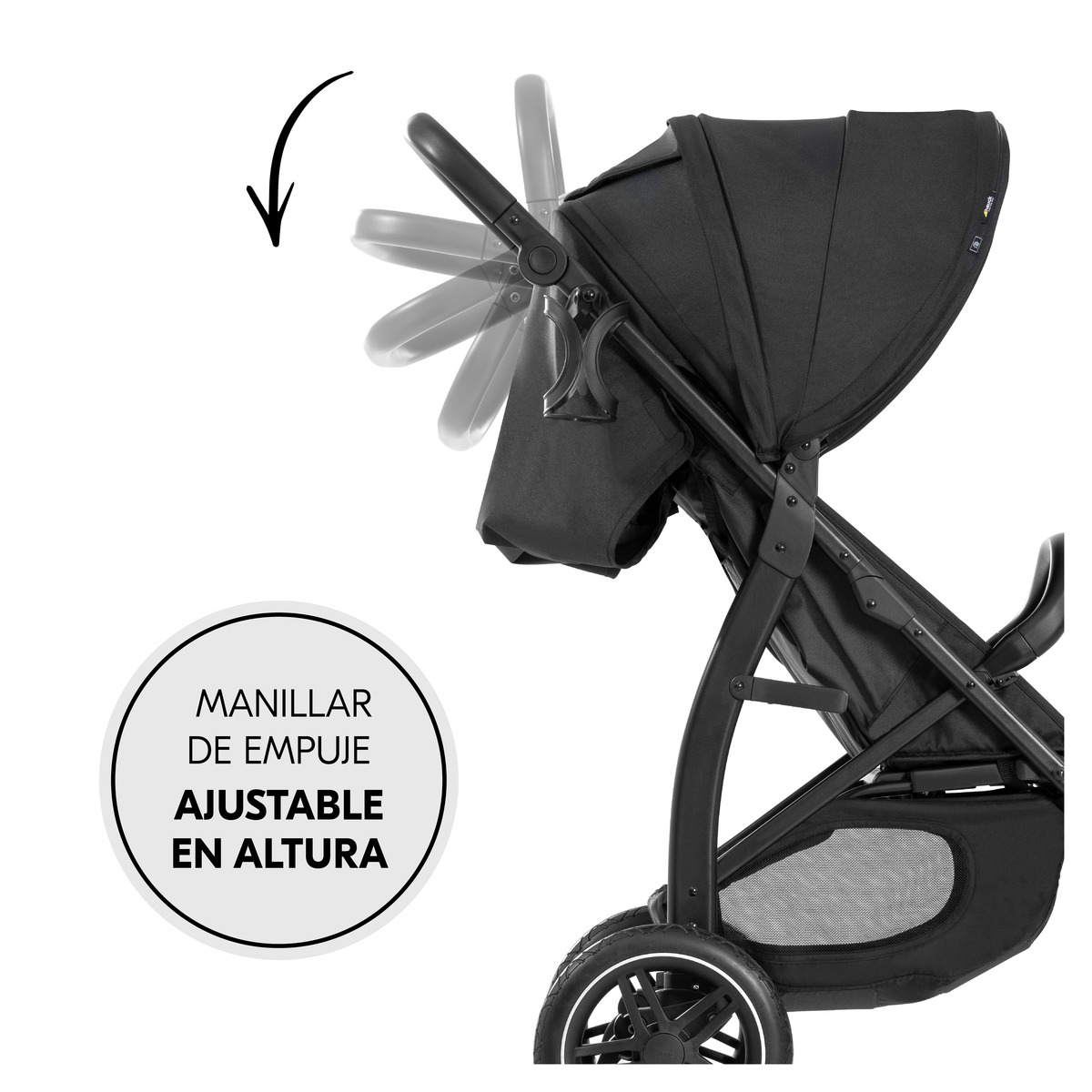 Carrinho de Passeio Todo-o-Terreno Rapid 4D Air Preto-8