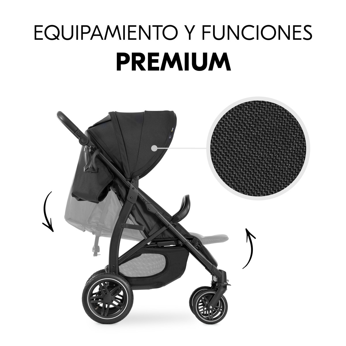 Carrinho de Passeio Todo-o-Terreno Rapid 4D Air Preto-6