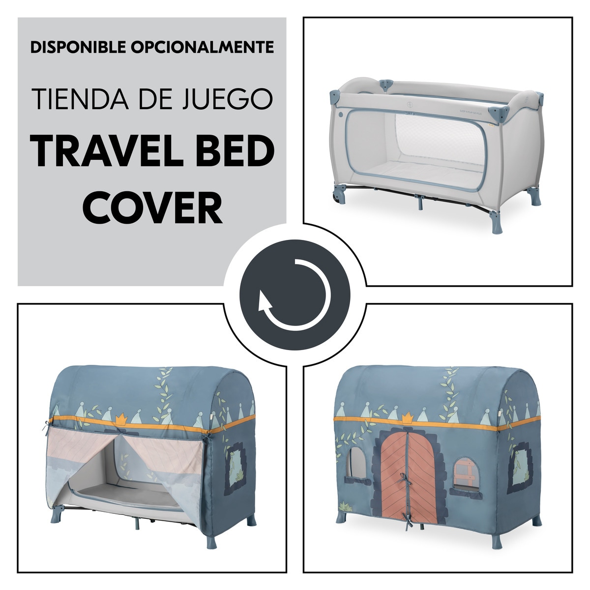 Berço de Viagem Sleep N Go Plus Azul-8