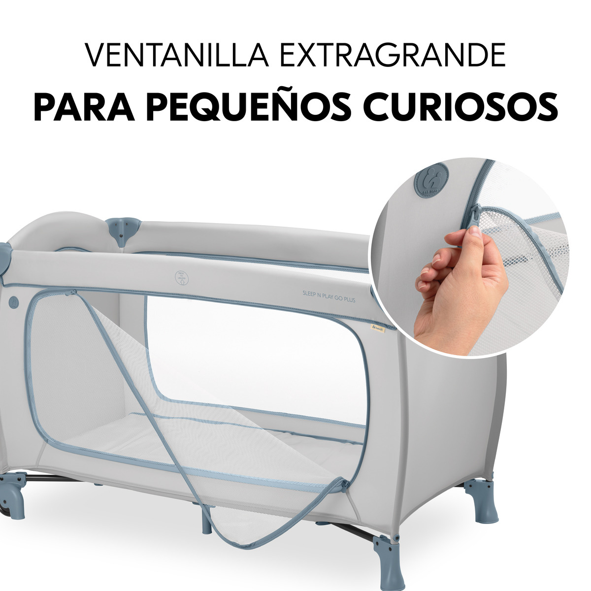 Berço de Viagem Sleep N Go Plus Azul-7