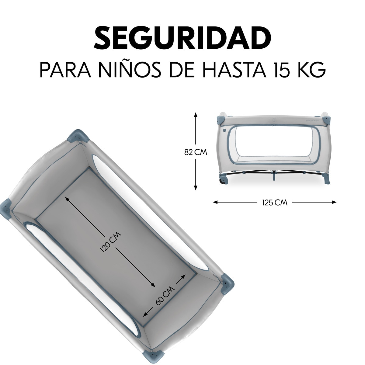 Berço de Viagem Sleep N Go Plus Azul-3