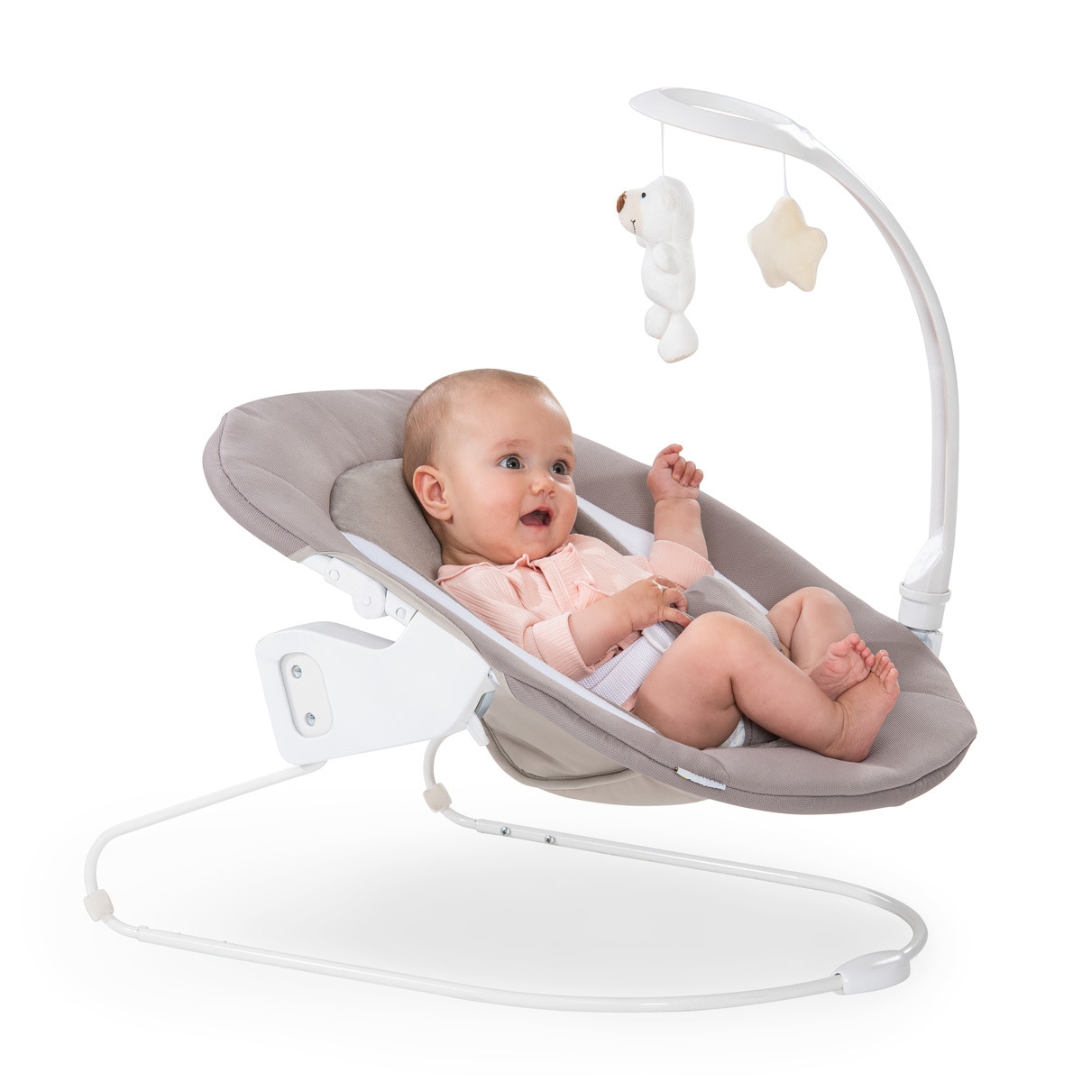 Hamaca Hauck Alpha bouncer Deluxe Beige-7