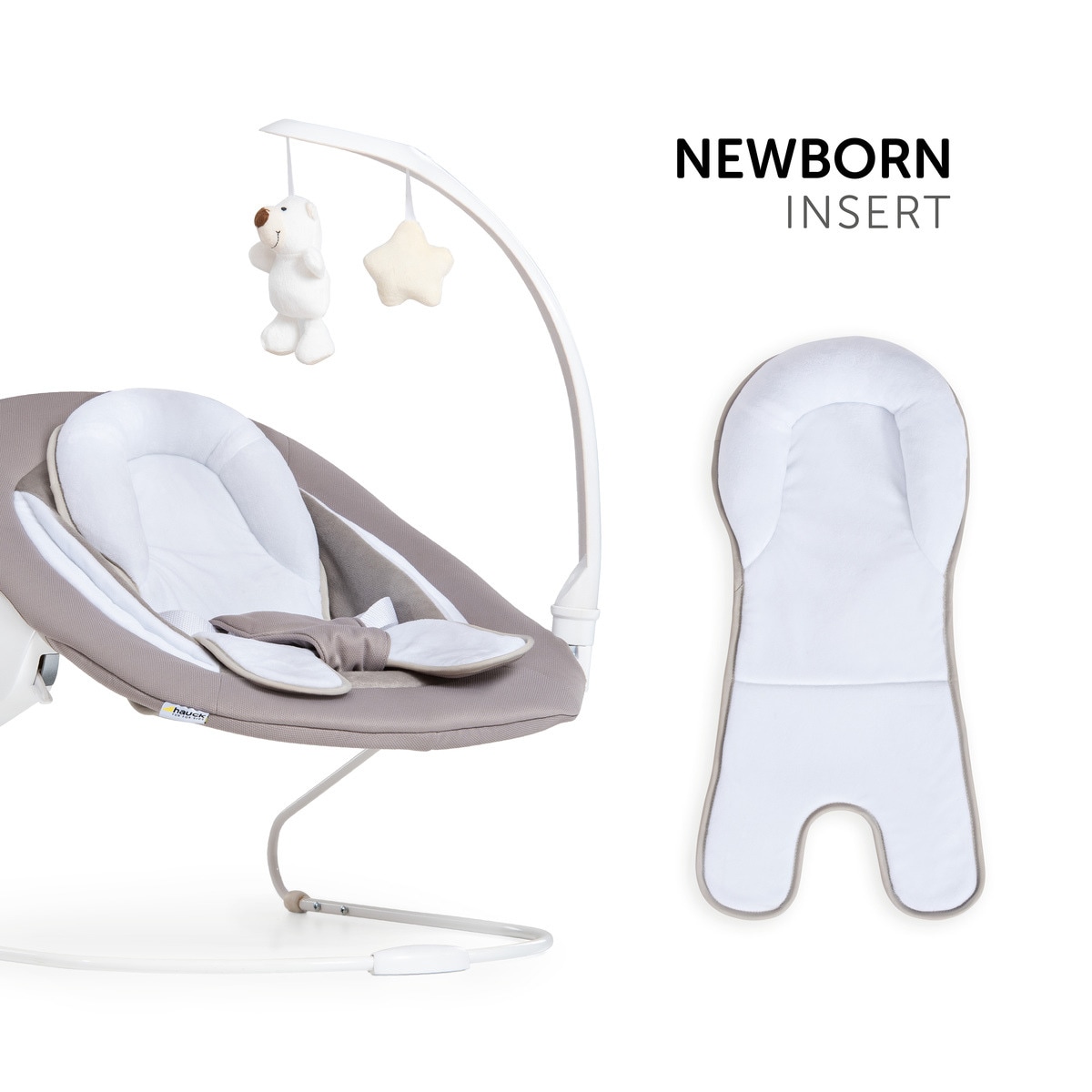 Hamaca Hauck Alpha bouncer Deluxe Beige-4