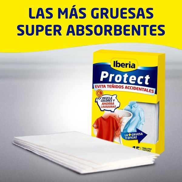 Protect Stark absorbierende Tüchlein für Buntwäsche zur Vermeidung von Verfärbungen Box 15 Einheiten