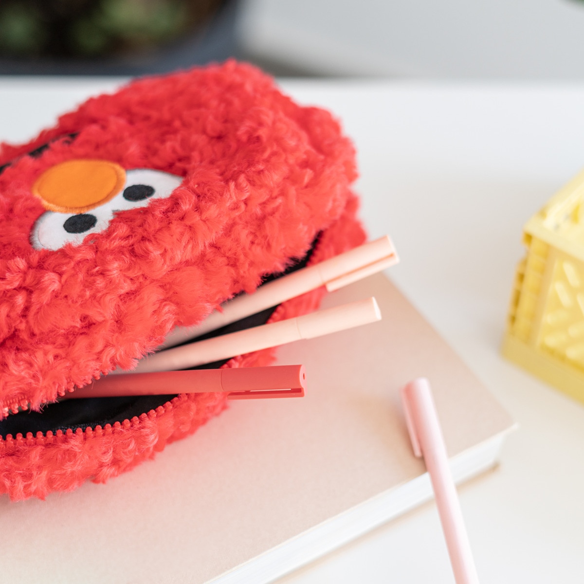 Estojo peluche Erik Sesame Street Elmo vermelho 5