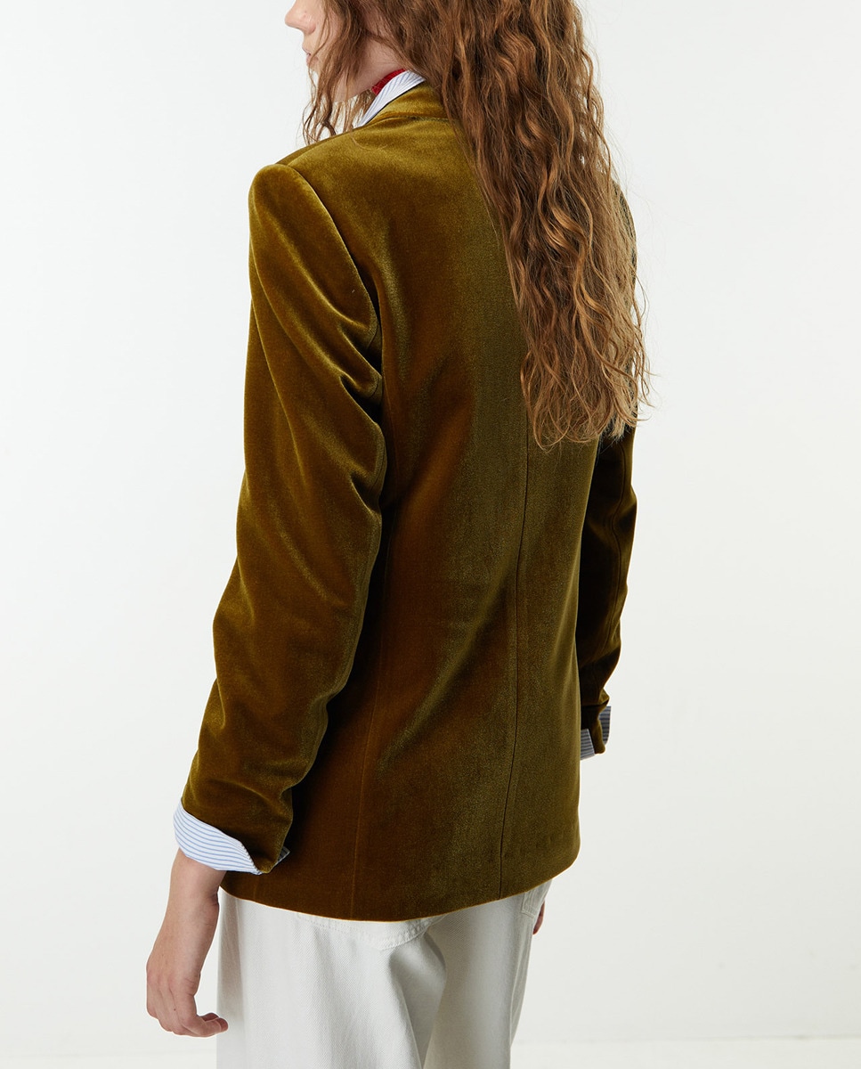 Corte Inglés Chaqueta Terciopelo Sfera Traje Terciopelo Mujer El