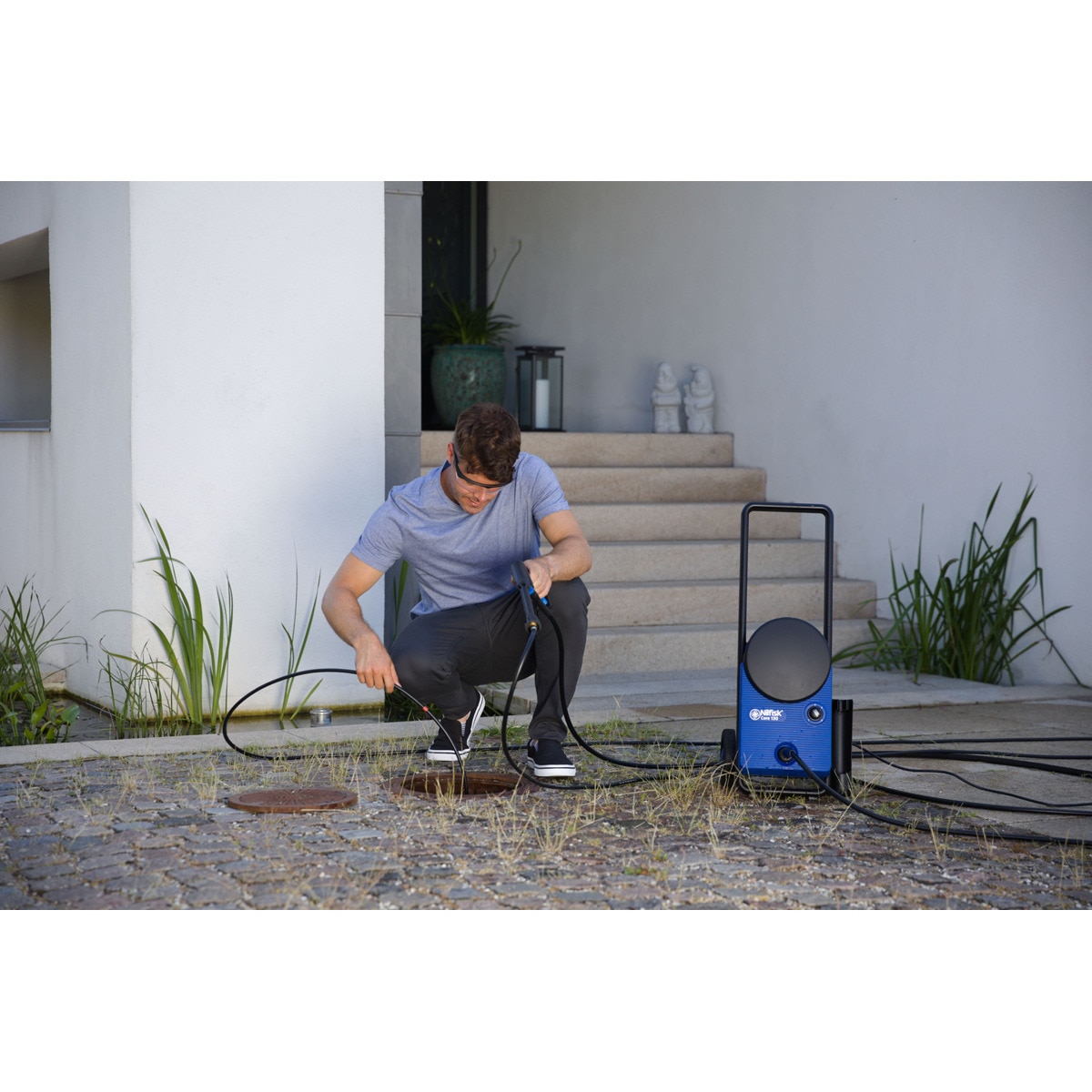 Hidrolimpiadora Alta Presión Core 130-6 Power Control Home Azul-5