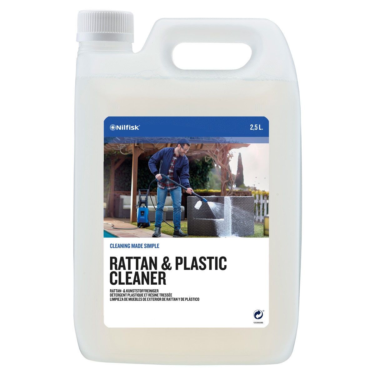 Detergente Ratán Plástico 2,5 l Transparente-1
