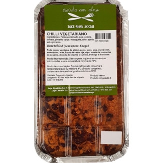 Chili Vegetariano 1 Dose 2 Pessoas embalagem 600 g - Cozinha Com Alma