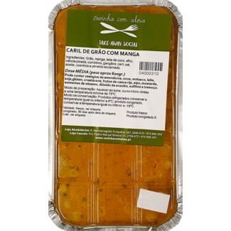 Caril de Grão com Manga 1 Dose 2 Pessoas embalagem 600 g - Cozinha Com Alma
