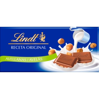 Chocolate de Leite com Avelãs tablete 100 g - Lindt
