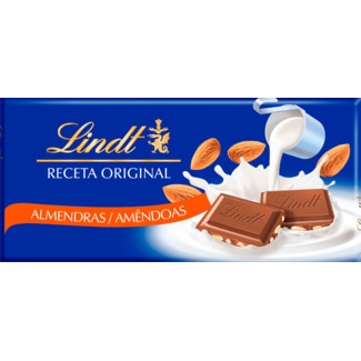 Chocolate de Leite com Amêndoas tablete 100 g - Lindt