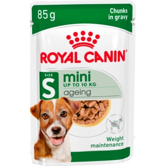 Alimento Húmido para Cão Ageing + 12 Anos Raças Mini embalagem 85 g - Royal Canin