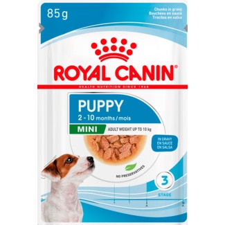 Alimento Húmido para Cachorro Raças Mini embalagem 85 g - Royal Canin
