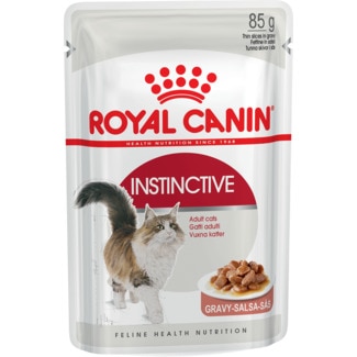 Alimento Húmido para Gato Adulto Instinctive embalagem 85 g - Royal Canin