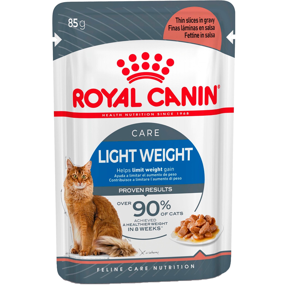Alimento Húmido para Gato Ultra Light embalagem 85 g
