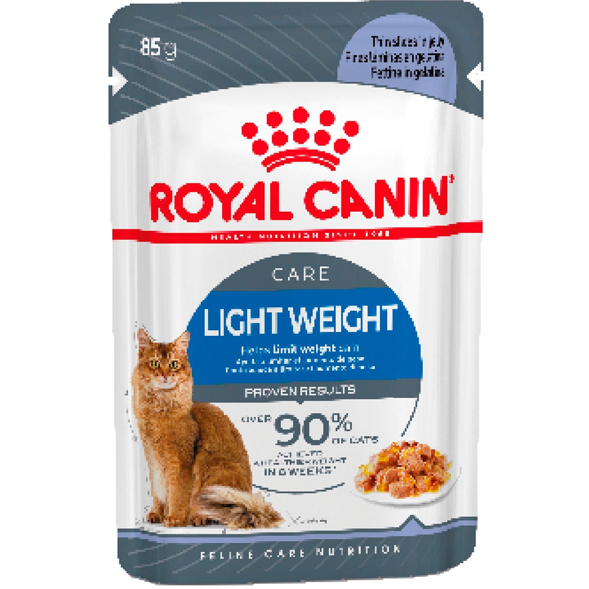 Geleia para Gato Ultra Light embalagem 85 g