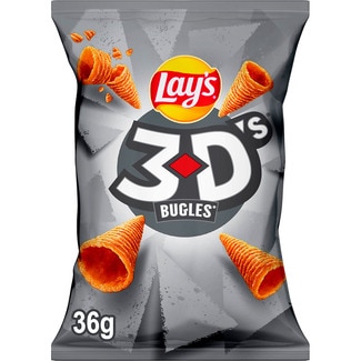 conos snack de maíz sabor queso y bacon Sin Gluten bolsa 36 g - Lay's