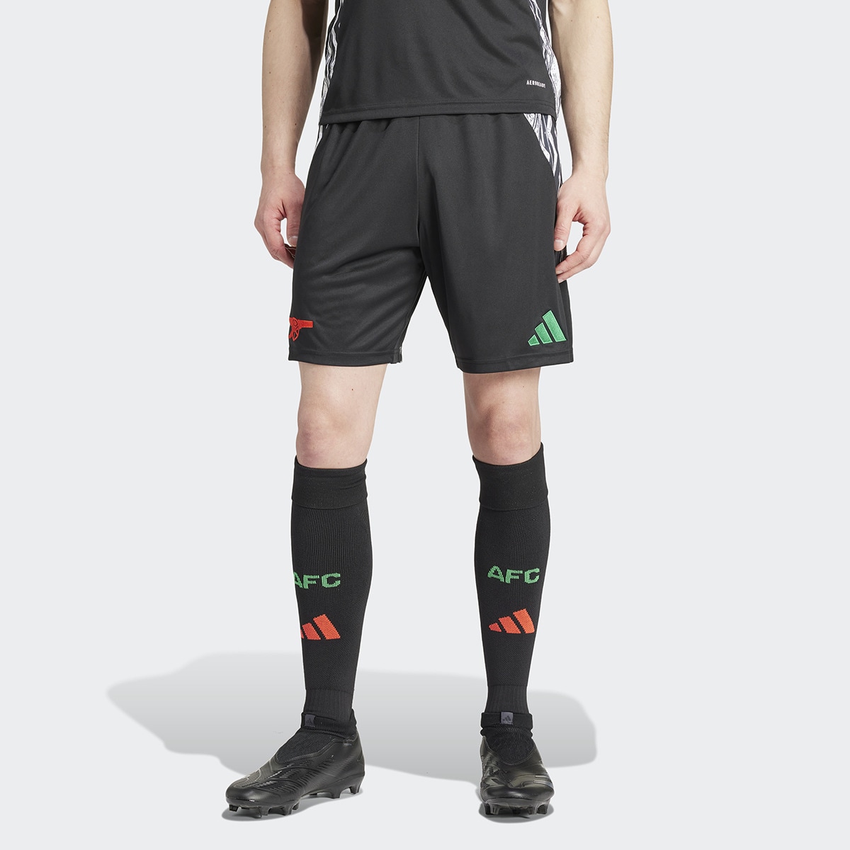 Calções de Homem 2.º Equipamento Arsenal FC 2024-2025 Preto-1